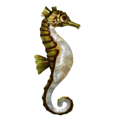Eangee Seahorse Wall Decor Green And Pearl