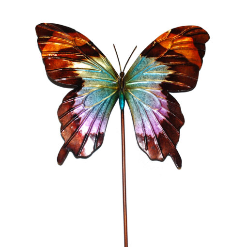 Eangee Garden Stake Butterfly Blue