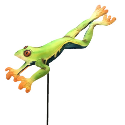 Eangee Garden Stake Green Frog