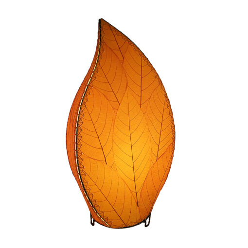 Eangee Outdoor Indoor Leaflet Table Lamp Orange