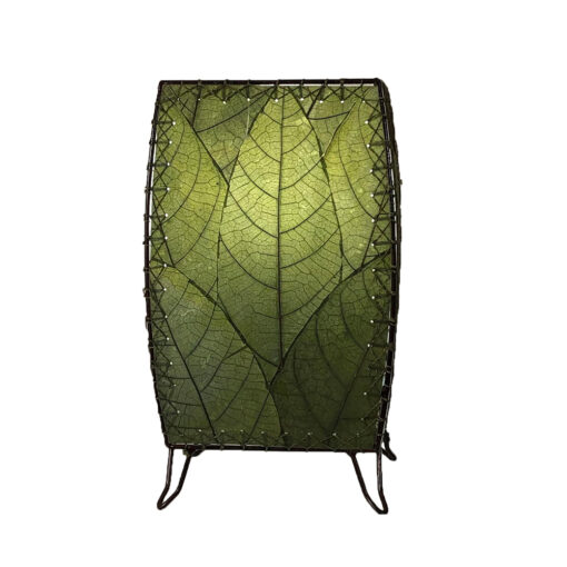 Eangee Outdoor Indoor Cube Table Lamp Green
