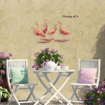 Eangee Flamingos Wall Decor Group Of Five
