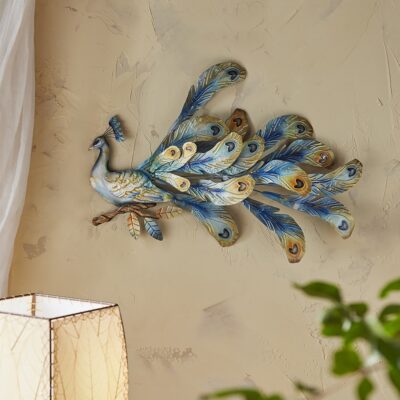 Eangee Peacock Wall Decor Seated
