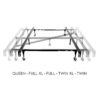 Queen/Full/Twin Adjustable Bed Frame