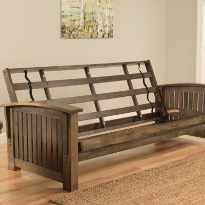 Washington Rustic Walnut Futon Frame