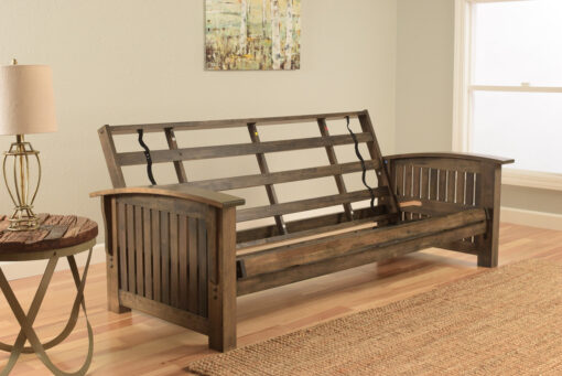 Washington Rustic Walnut Futon Frame